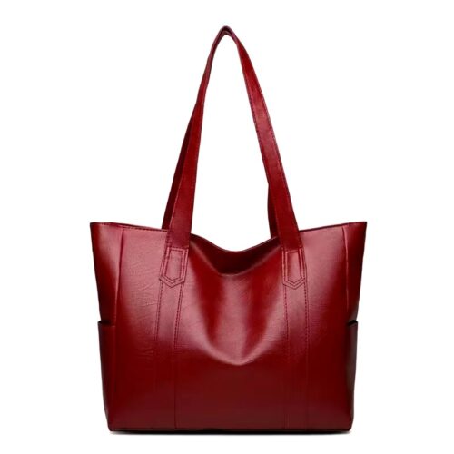 Women Leather Tote Bag Casual Shoulder Lady Handbag ( 4# )