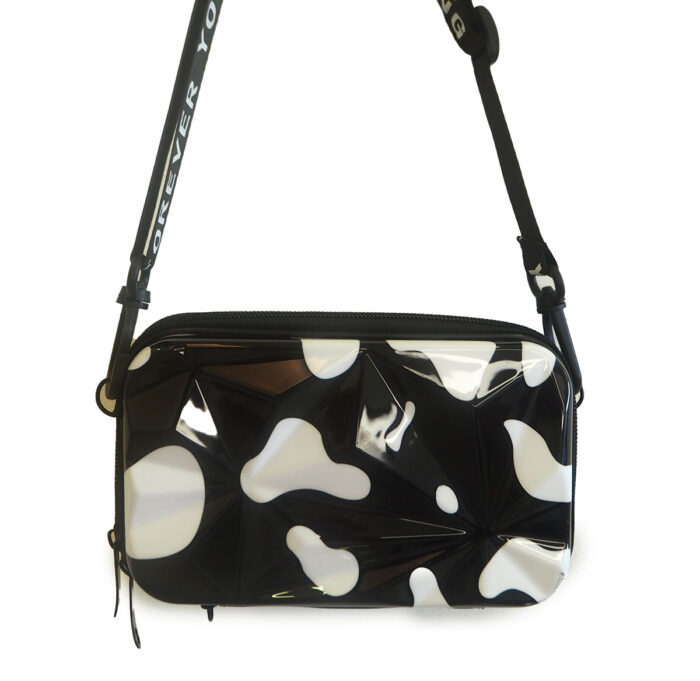 Trendy Square Box Bag, Travel Organizer Cosmetic Bad / Hard Shell Print Shoulder Bag ( 2-704-2 ) - Image 18