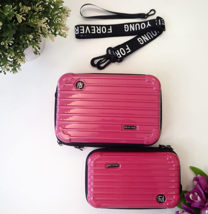 Trendy Mini Small Bag For Ladies , Unique Girl's Mini Luggage Box Bag ( 2-704-1 ) - Image 5
