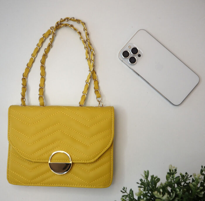 Trendy Women Chain Sling Bag Casual Shoulder Fashion Crossbody Leather Bag ( CB-5 ) - Image 11
