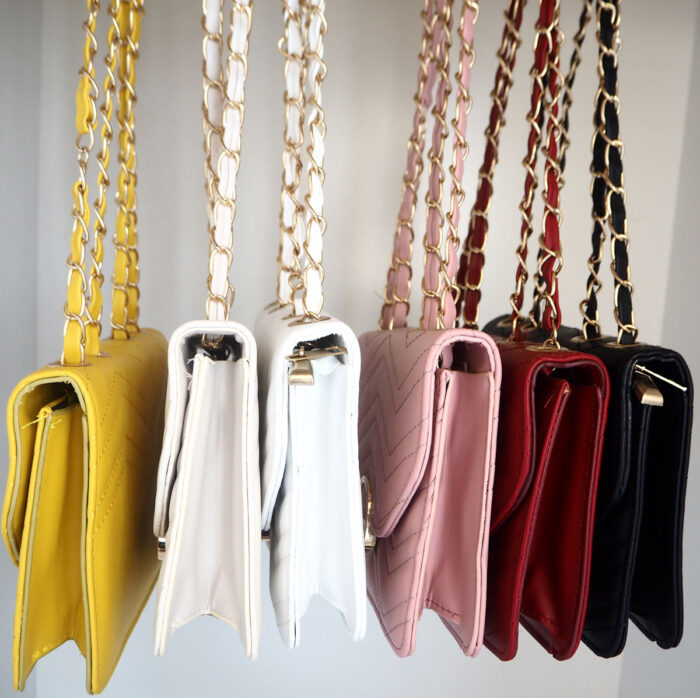 Trendy Women Chain Sling Bag Casual Shoulder Fashion Crossbody Leather Bag ( CB-5 ) - Image 2
