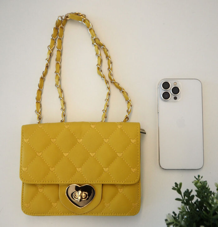 Women Classy Quilted Premium PU Leather Chain Shoulder/Crossbody Bag ( CB-1 ) - Image 8