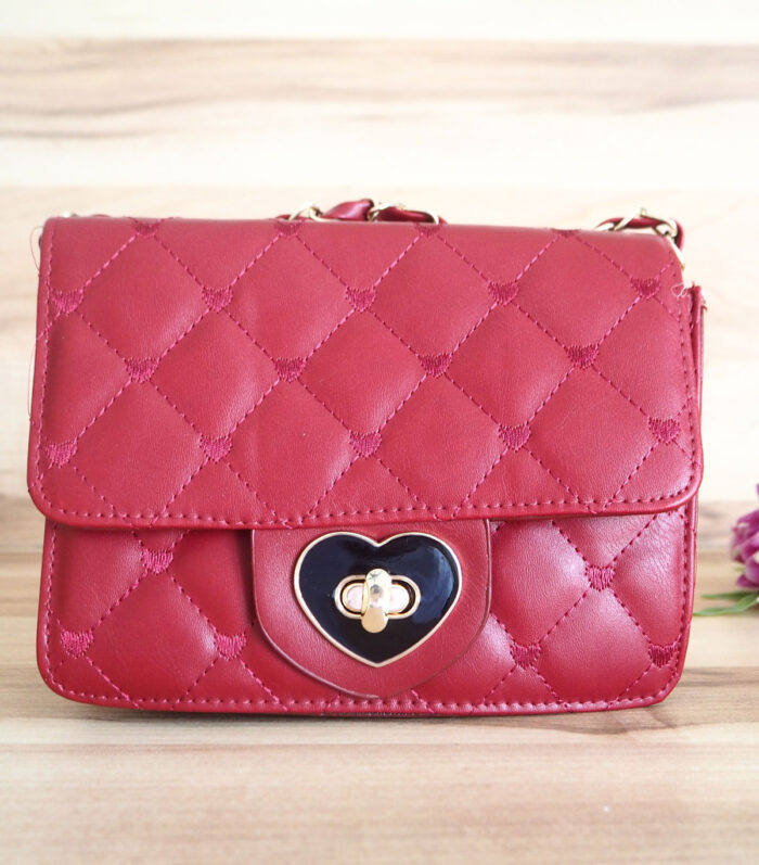 Women Classy Quilted Premium PU Leather Chain Shoulder/Crossbody Bag ( CB-1 ) - Image 10