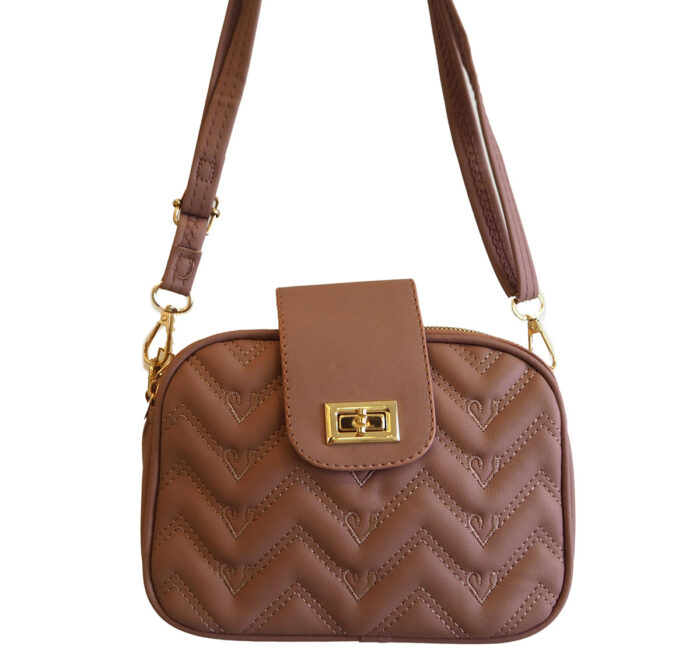 New Women's Fashion HandBag ,Large Capacity Three Zipper Joker Slung Bag ( 3085 ) - Image 8