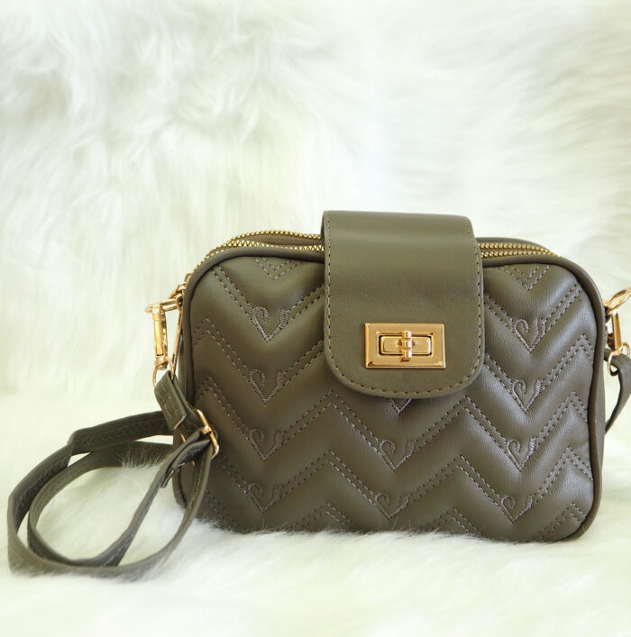 New Women's Fashion HandBag ,Large Capacity Three Zipper Joker Slung Bag ( 3085 ) - Image 9