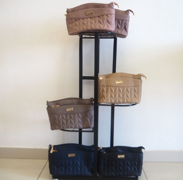 Large Capacity sling / Shoulder Bag , Multi Color Cute Ladies Leather Bag ( 9602-3 )