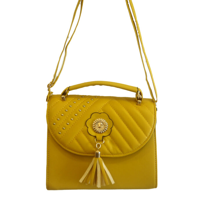 Women Flower sling Bag , Fashion PU Leather Large Capacity Shoulder Bag ( DD-2 ) - Image 8