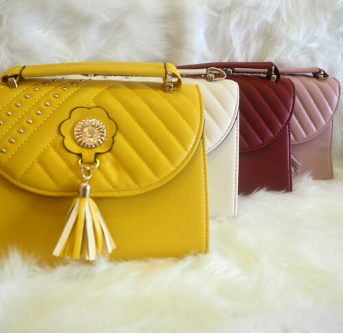 Women Flower sling Bag , Fashion PU Leather Large Capacity Shoulder Bag ( DD-2 )