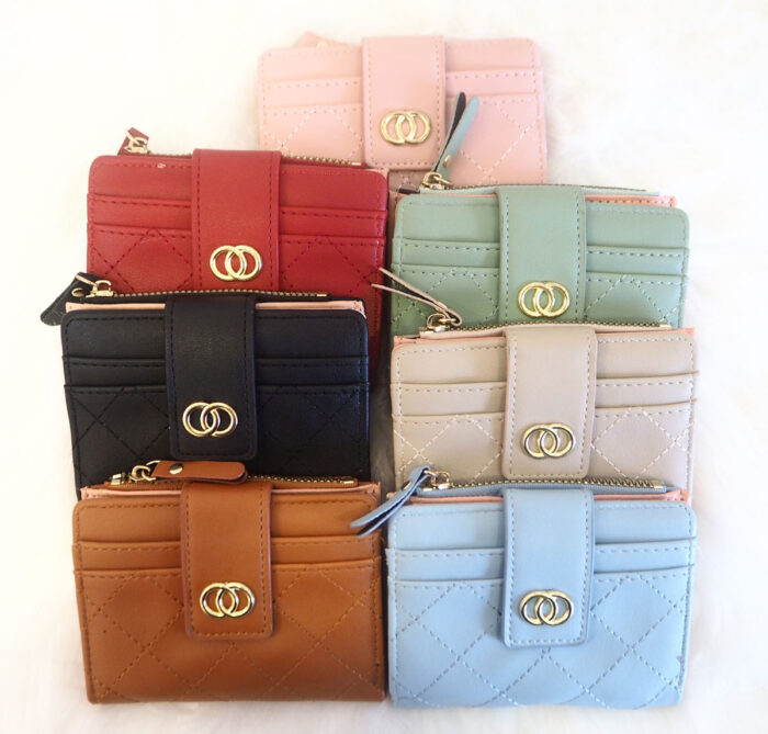 Women Short Fashion Wallet Purse With Card Holder PU Leather ( 6# ) - Image 3