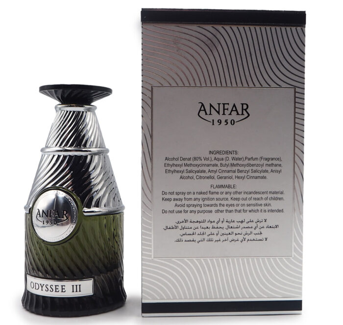 "ODYSSEE III POUR HOMME ANFAR 1950 100ML , Edition Odyssee Par ANFAR , Extrait De Parfum For Men" - Image 5