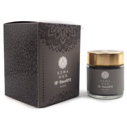 Bakhoor EZMA OUD SILVER 40G By AL Rawdah , Arabian Bakhour