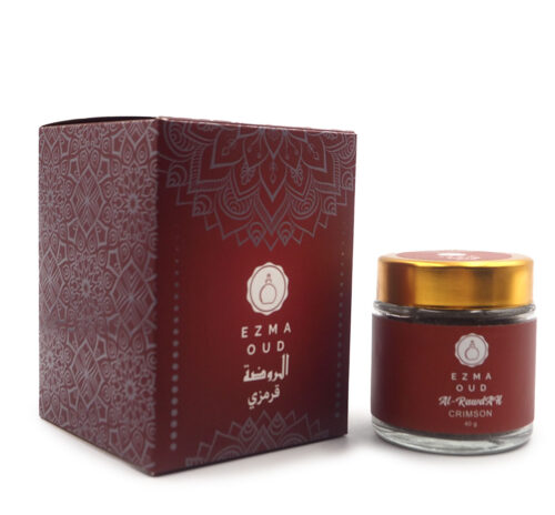 Bakhoor EZMA OUD CRIMSON 40G By AL Rawdah , Arabian Bakhour
