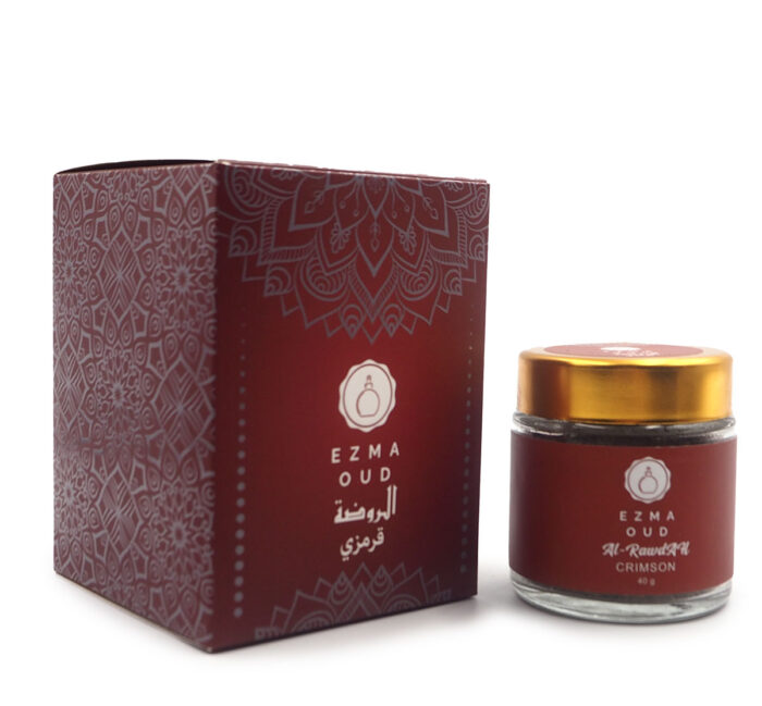 Bakhoor EZMA OUD CRIMSON 40G By AL Rawdah , Arabian Bakhour