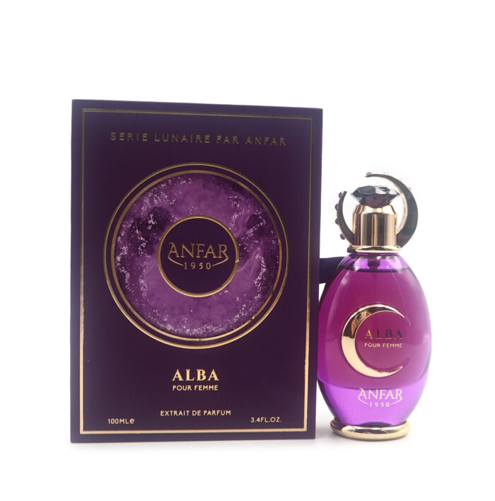 ALBA POUR FEMME ANFAR 1950 100ML , Serie Lunaire Par ANFAR , Extrait De Parfum For Women