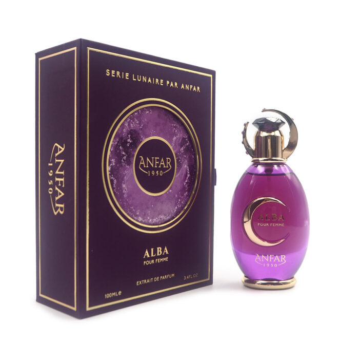 ALBA POUR FEMME ANFAR 1950 100ML , Serie Lunaire Par ANFAR , Extrait De Parfum For Women - Image 4