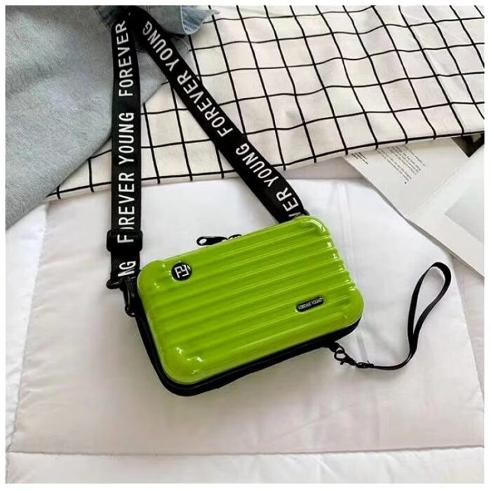 Trendy Mini Small Bag For Ladies , Unique Girl's Mini Luggage Box Bag ( 2-704-1 ) - Image 3
