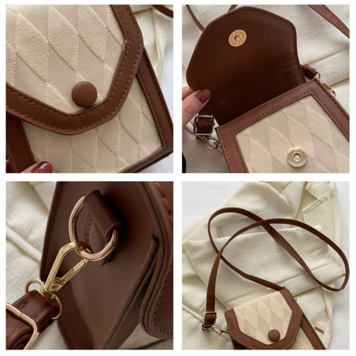 Crossbody Mobile Phone Bag, Fashion Leather Small Messenger shoulder Bag For Girls And Women ( 9# ) - Image 9