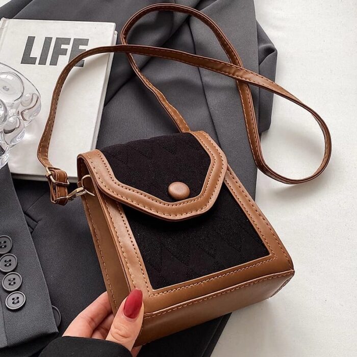 Crossbody Mobile Phone Bag, Fashion Leather Small Messenger shoulder Bag For Girls And Women ( 9# ) - Image 11