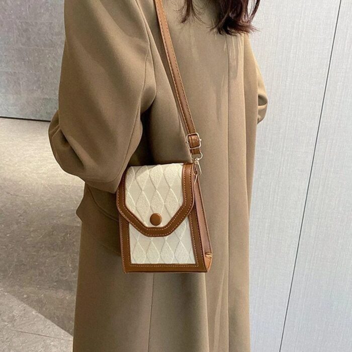 Crossbody Mobile Phone Bag, Fashion Leather Small Messenger shoulder Bag For Girls And Women ( 9# ) - Image 13