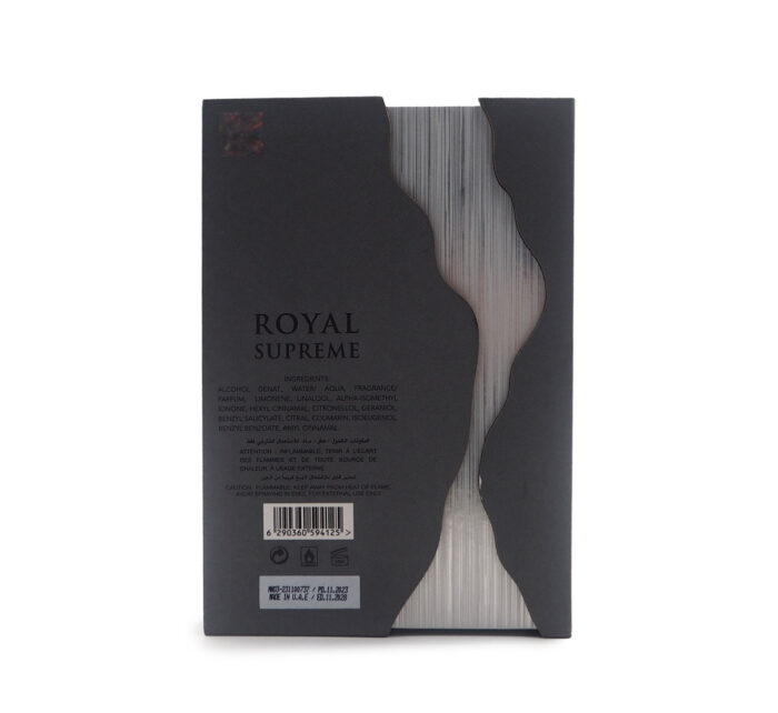 Royal Supreme Noble EDP 100ML (3.4 OZ) by RAVE , Perfume For Men & Women - Image 2