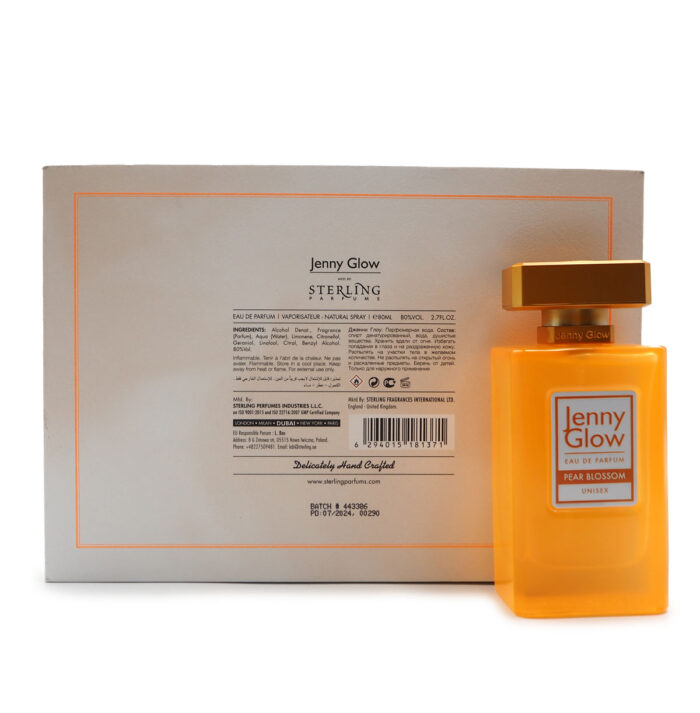 JENNY GLOW PEAR BLOSSOM PERFUME UNISEX 80ML EDP - Image 3