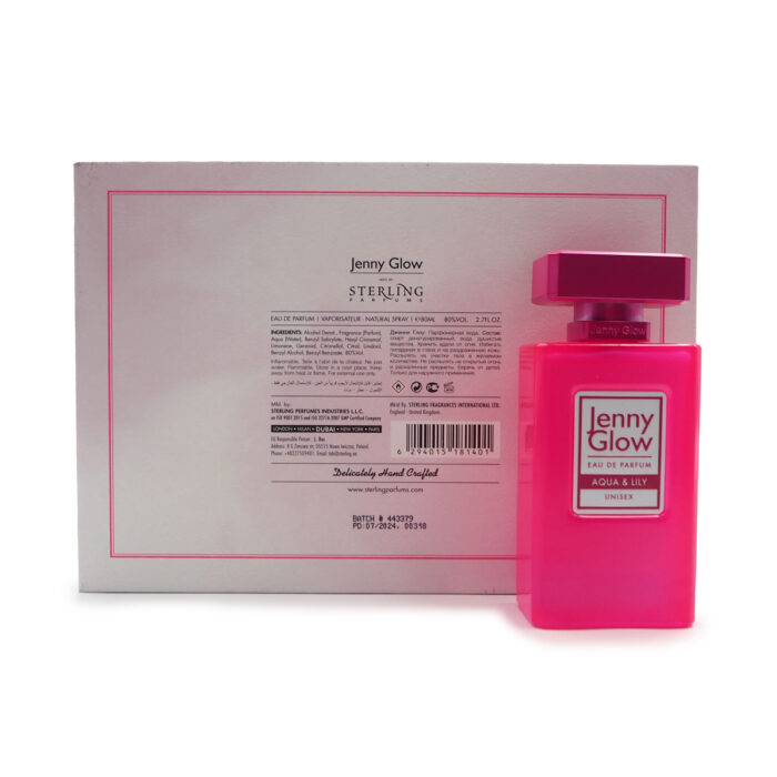 JENNY GLOW AQUA & LILY PERFUME UNISEX 80ML EDP - Image 5