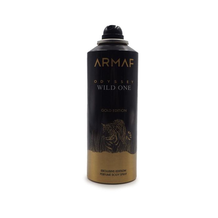 ODYSSEY WILD ONE GOLD EDITION  PERFUME BODY SPRAY FOR MEN BY ARMAF 200ML - Image 6