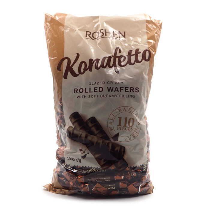 ROSHEN KONAFETTO COCOA NERO CRISPY WAFERS & CREAM ( 1KG, 500G, 250G ) - Image 2