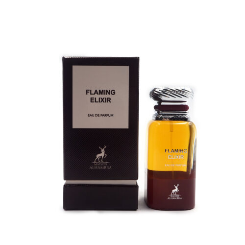 FLAMING ELIXIR EAU DE PARFUM FOR MEN BY MAISON ALHAMBRA 80ML