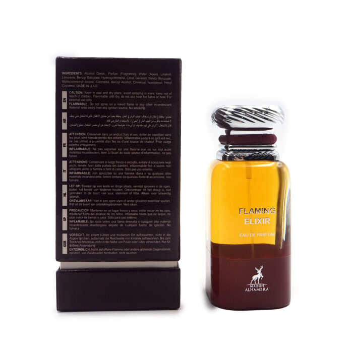 FLAMING ELIXIR EAU DE PARFUM FOR MEN BY MAISON ALHAMBRA 80ML - Image 6