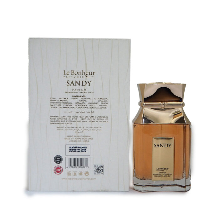 SANDY EAU DE PARFUM 100ML BY LE BONHEUR PERFUMES - Image 5