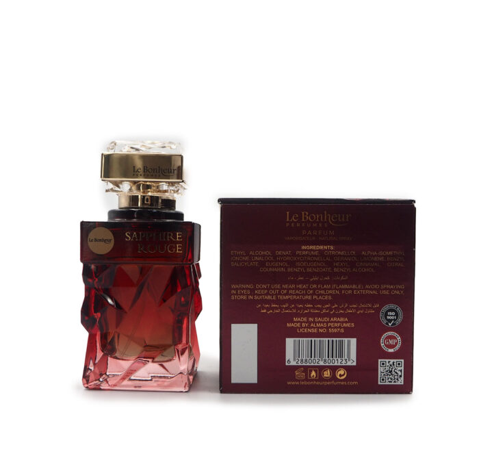 SAPPHIRE ROUGE EAU DE PARFUM 100ML BY LE BONHEUR PERFUMES - Image 4