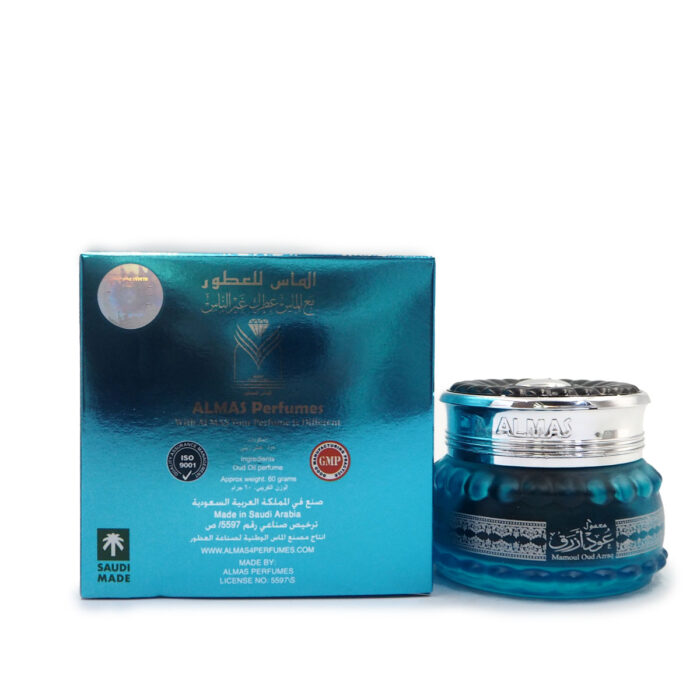 BAKHOUR/BAKHOOR MAMOUL OUD AZRAQ  60G BY ALMAS PERFUMES - Image 3