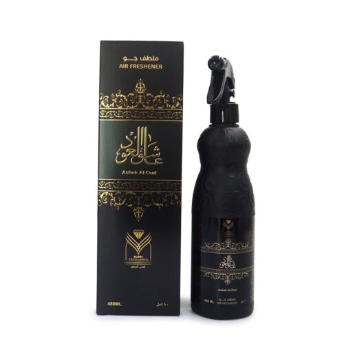 ASHEK AL.OUD AIR FRESHENER 480ML BY ALMAS PERFUMES {FOR CARPETS, SOFAS AND CURTAINS}