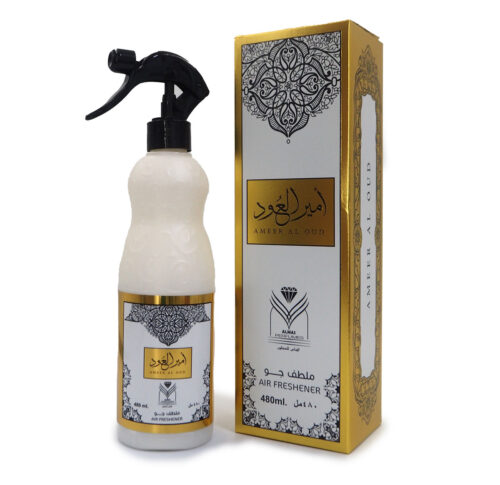 AMEER AL OUD AIR FRESHENER 480ML BY ALMAS PERFUMES {FOR CARPETS, SOFAS AND CURTAINS}