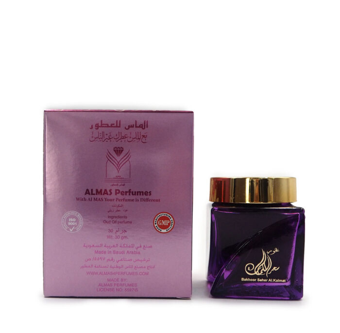 BAKHOUR/BAKHOOR SAHER AL.KALMAT 40G BY ALMAS PERFUMES - Image 3