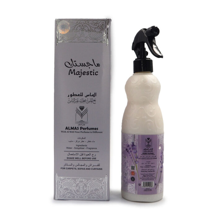 MAJESTIC AIR FRESHENER 480ML BY ALMAS PERFUMES {FOR CARPETS, SOFAS AND CURTAINS} - Image 5