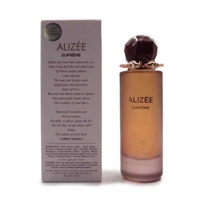 ALIZEE SUPREME 100ML EAU DE PARFUM  BY JEAN ANTOINE - Image 4