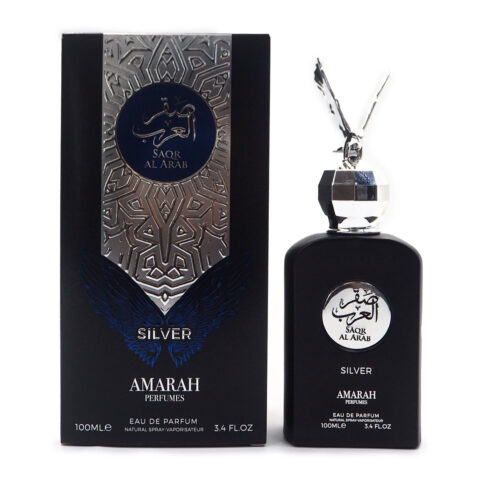 SAQR AL ARAB SILVER EAU DE PARFUM 100ML , BY AMARAH PERFUMES