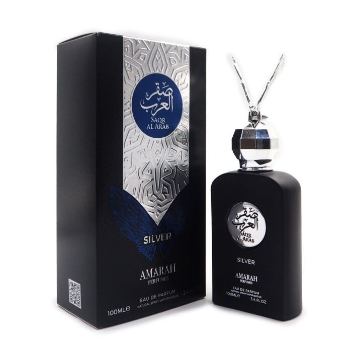SAQR AL ARAB SILVER EAU DE PARFUM 100ML , BY AMARAH PERFUMES - Image 4