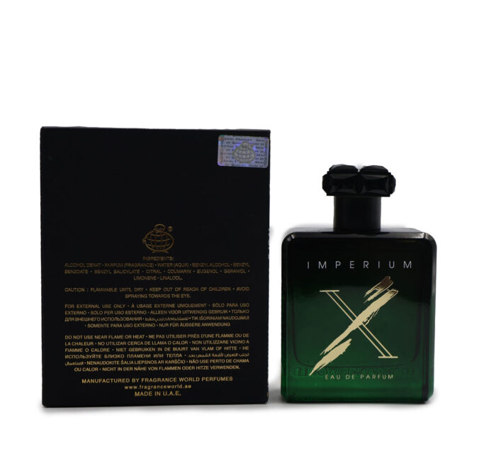 IMPERIUM X 100ML EAU DE PARFUM BY FRAGRANCE WORLD - Image 5