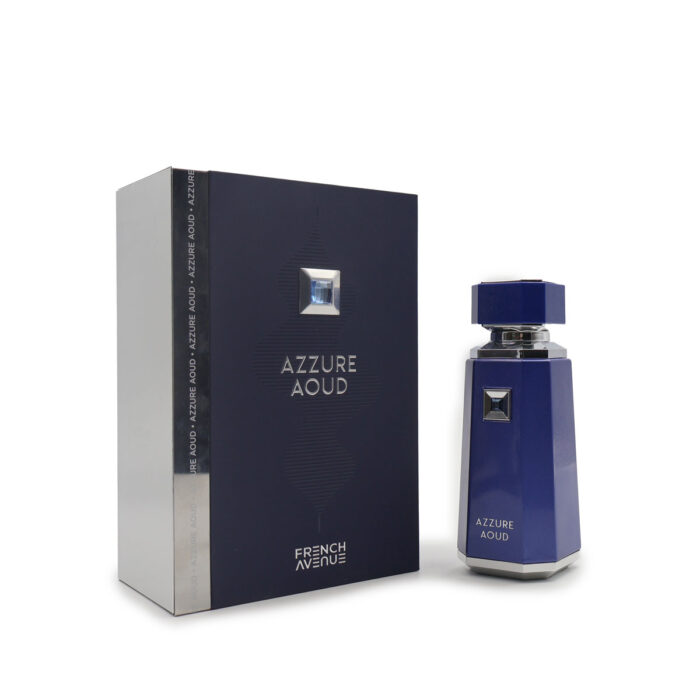 AZZURE AOUD EAU DE PARFUM 100ML BY FRENCH AVENUE, NATURAL SPRAY - Image 4