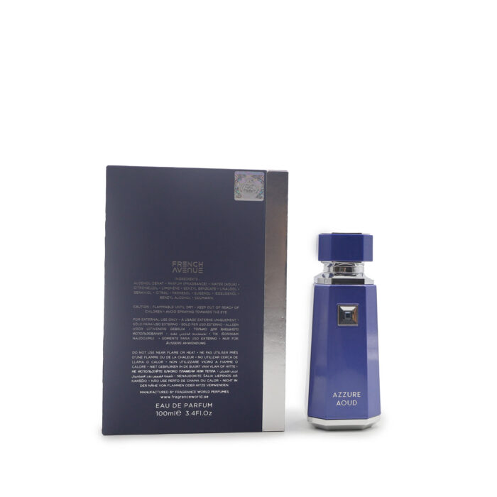 AZZURE AOUD EAU DE PARFUM 100ML BY FRENCH AVENUE, NATURAL SPRAY - Image 5