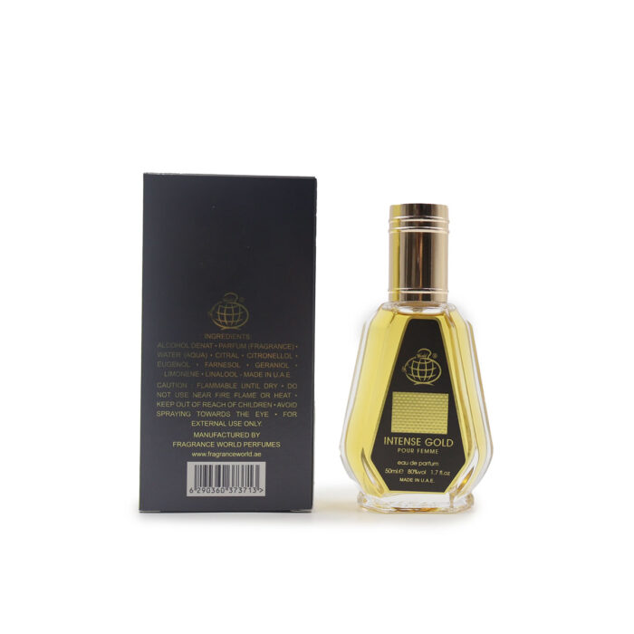 INTENSE GOLD POUR FEMME EAU DE PARFUM 50ML BY MAISON FRAGRANCE WORLD - Image 5
