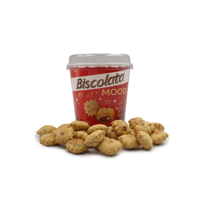 BISCOLATA MOOD , BISCUIT WITH CHOCOLATE CREAM FILLING 115G {1cup , 3cups, 6cups}