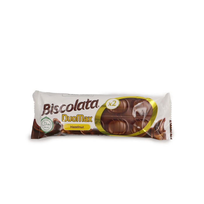 BISCOLATA DuoMax x2 HAZELNUT , Milk Chocolate Coated Wafer with Hazelnut Carem 44g {1PC ,3PCS, 6PCS, 12PCS  } - Image 7
