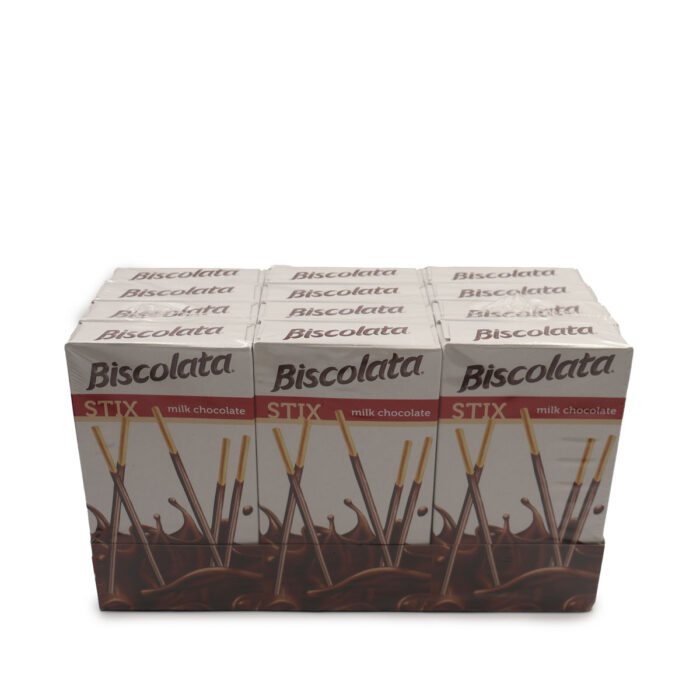 BISCOLATA STIX , BISCUIT STICKS COATED WITH MILK CHOCOLATE 40G {1BOX , 3BOXES , 6BOXES, 12BOXES} - Image 6