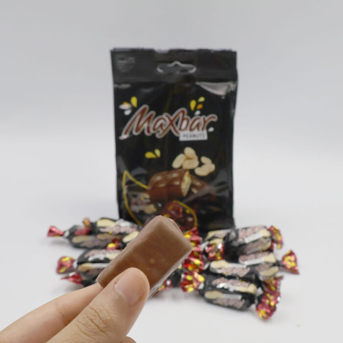 MAXBAR PEANUTS, MILK CHOCOLATE COATED BAR WITH CARAMEL NOUGAT AND PEANUT 142G {1Pack ,2pack} - Image 5