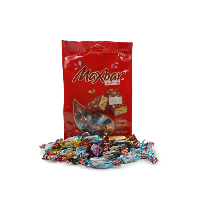 MAXBAR COLLECTION, ASSORTED BARS WITH CARAMEL, PEANUT, COCONUT AND NOUGAT {250G ,430G}