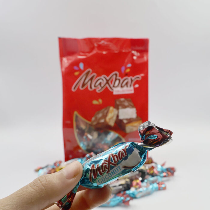 MAXBAR COLLECTION, ASSORTED BARS WITH CARAMEL, PEANUT, COCONUT AND NOUGAT {250G ,430G} - Image 4